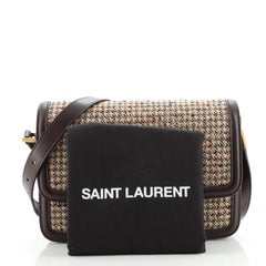 Saint Laurent Solferino Bag Tweed with Leather Medium