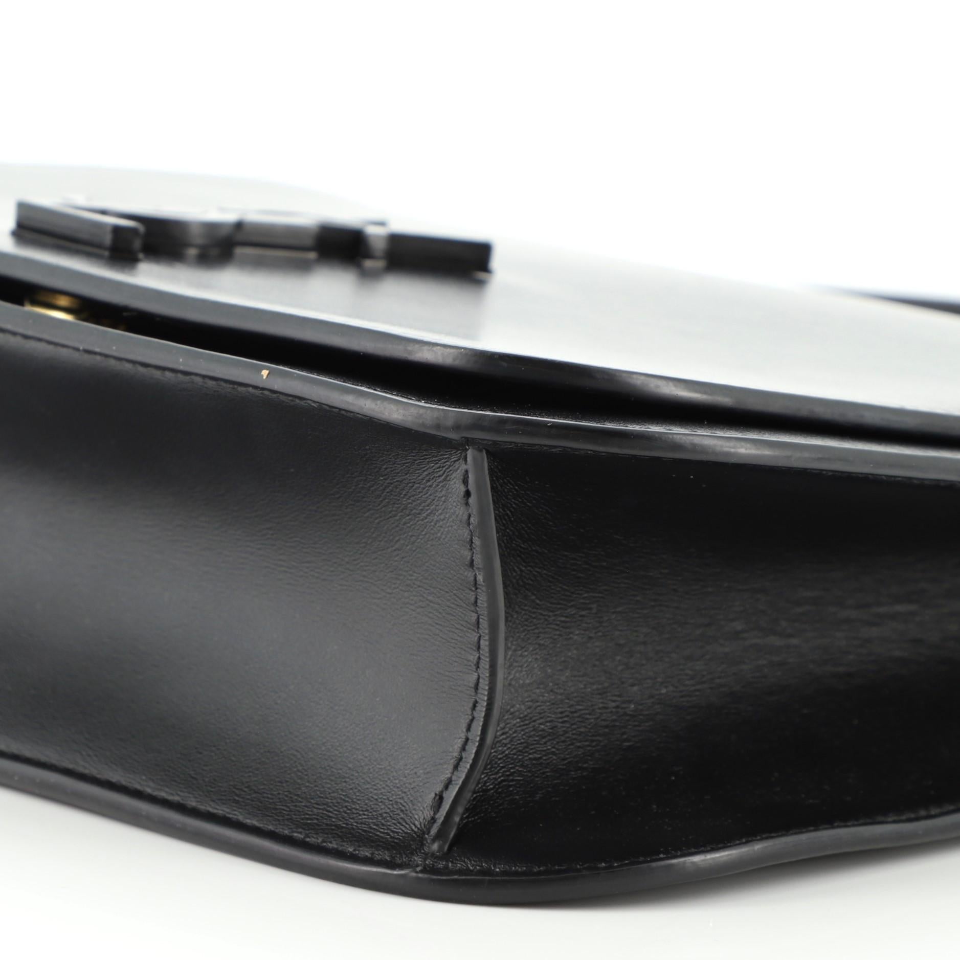 Saint Laurent Spontini Satteltasche aus Leder Medium 2
