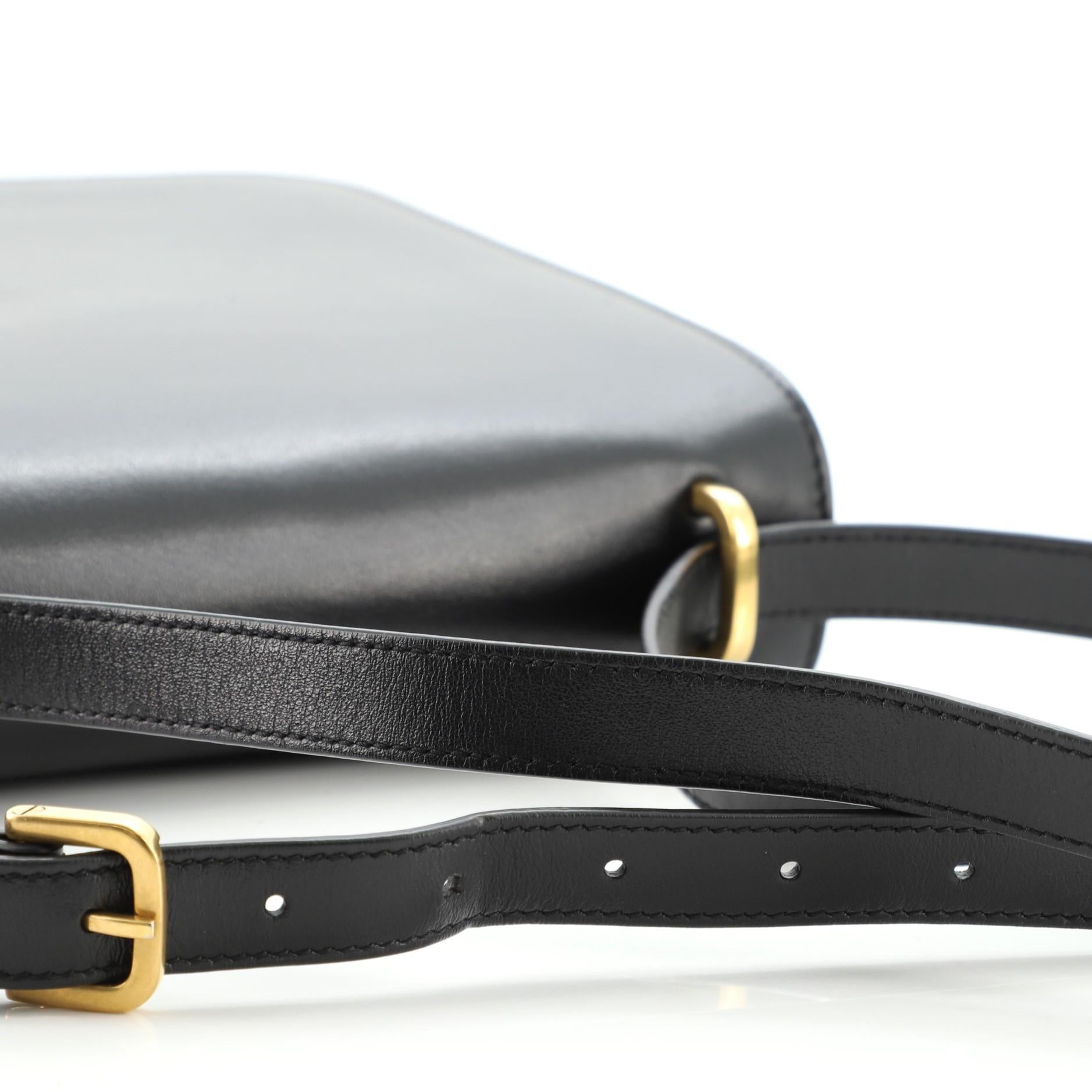 Saint Laurent Spontini Satteltasche aus Leder Medium 3