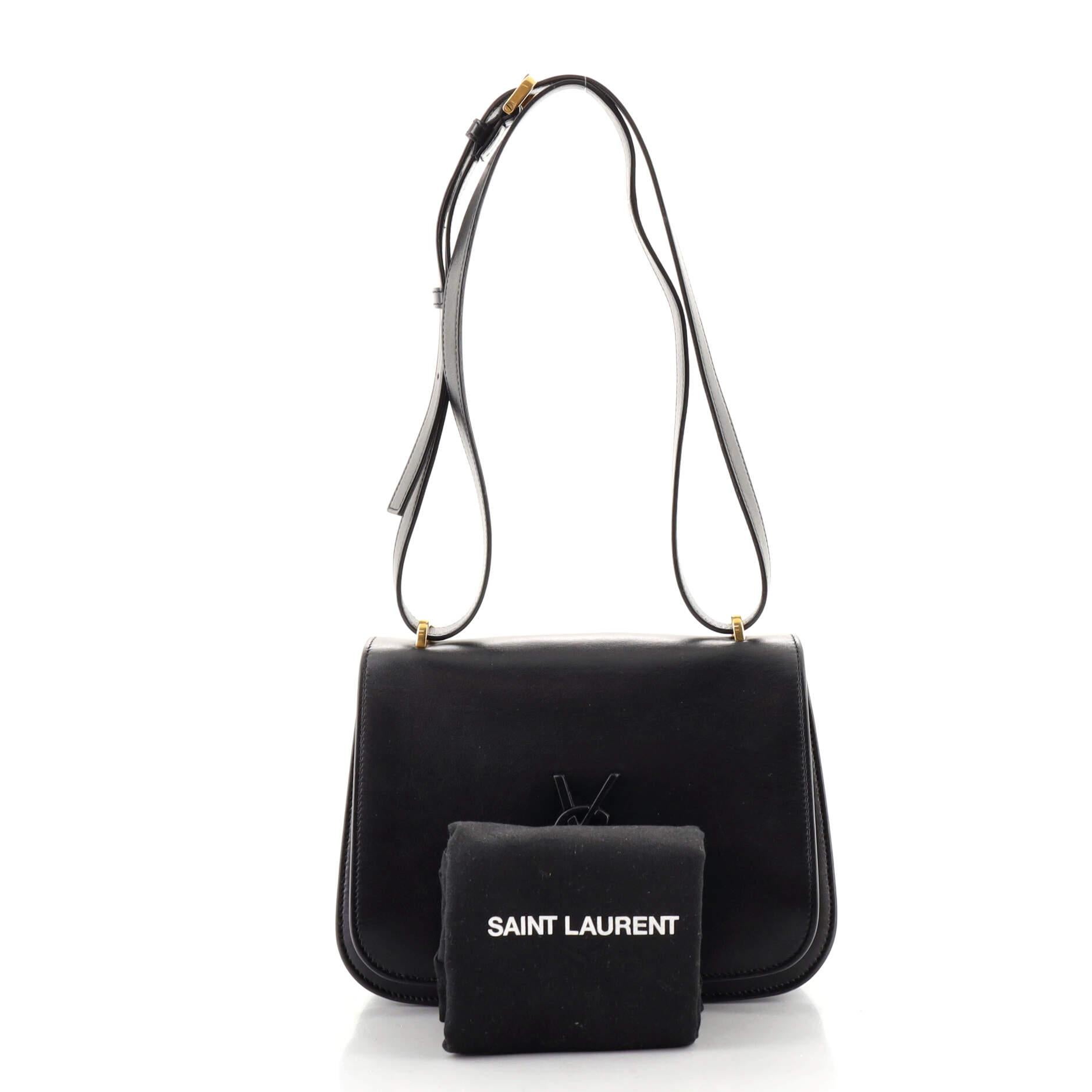 Saint Laurent Spontini Saddle Bag Leather Small at 1stDibs saint