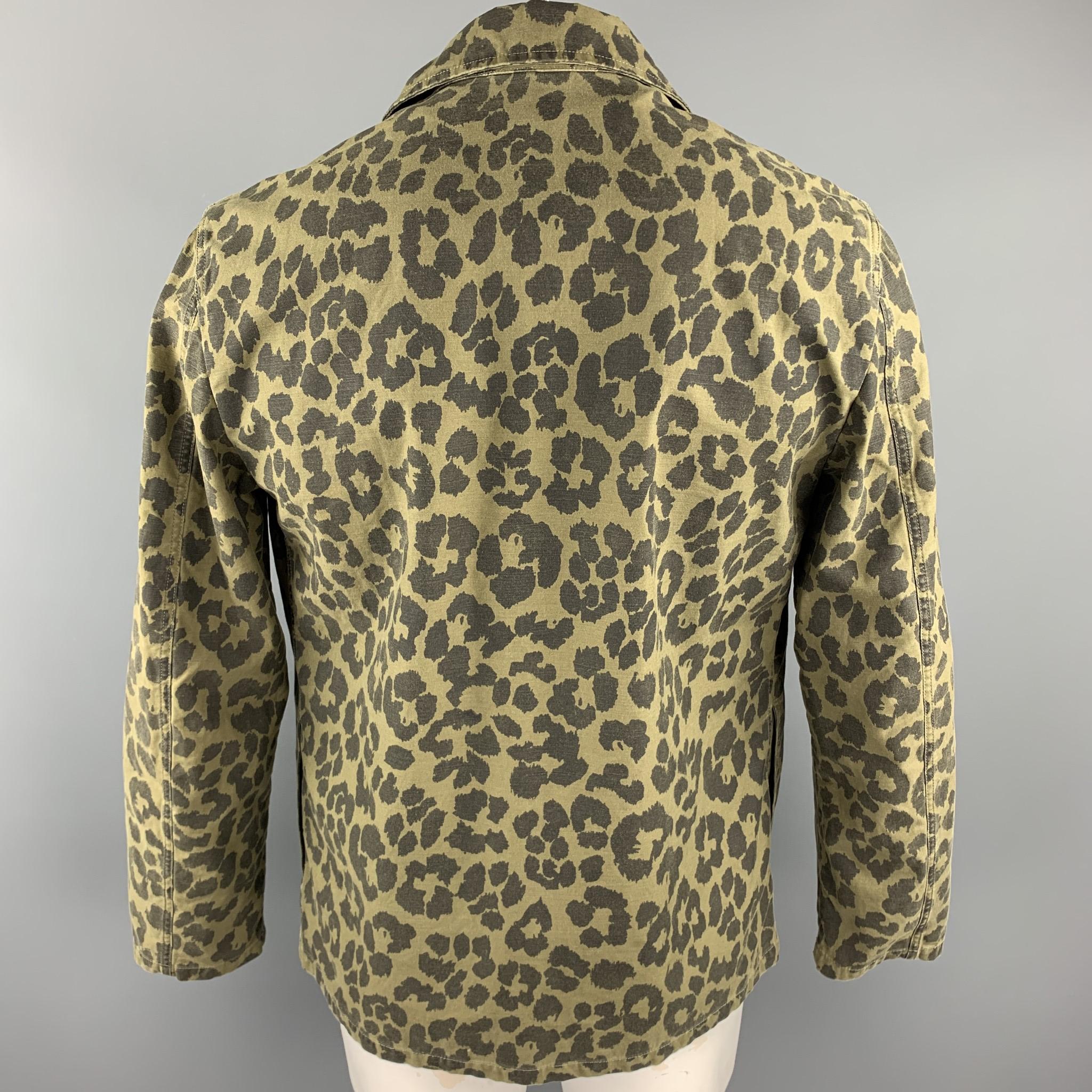 black leopard print jacket