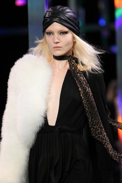 SAINT LAURENT SS 2015 leather turban