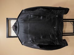 Saint Laurent SS16 L01 Lamb Leather Biker Jacket - Hedi Era size 52