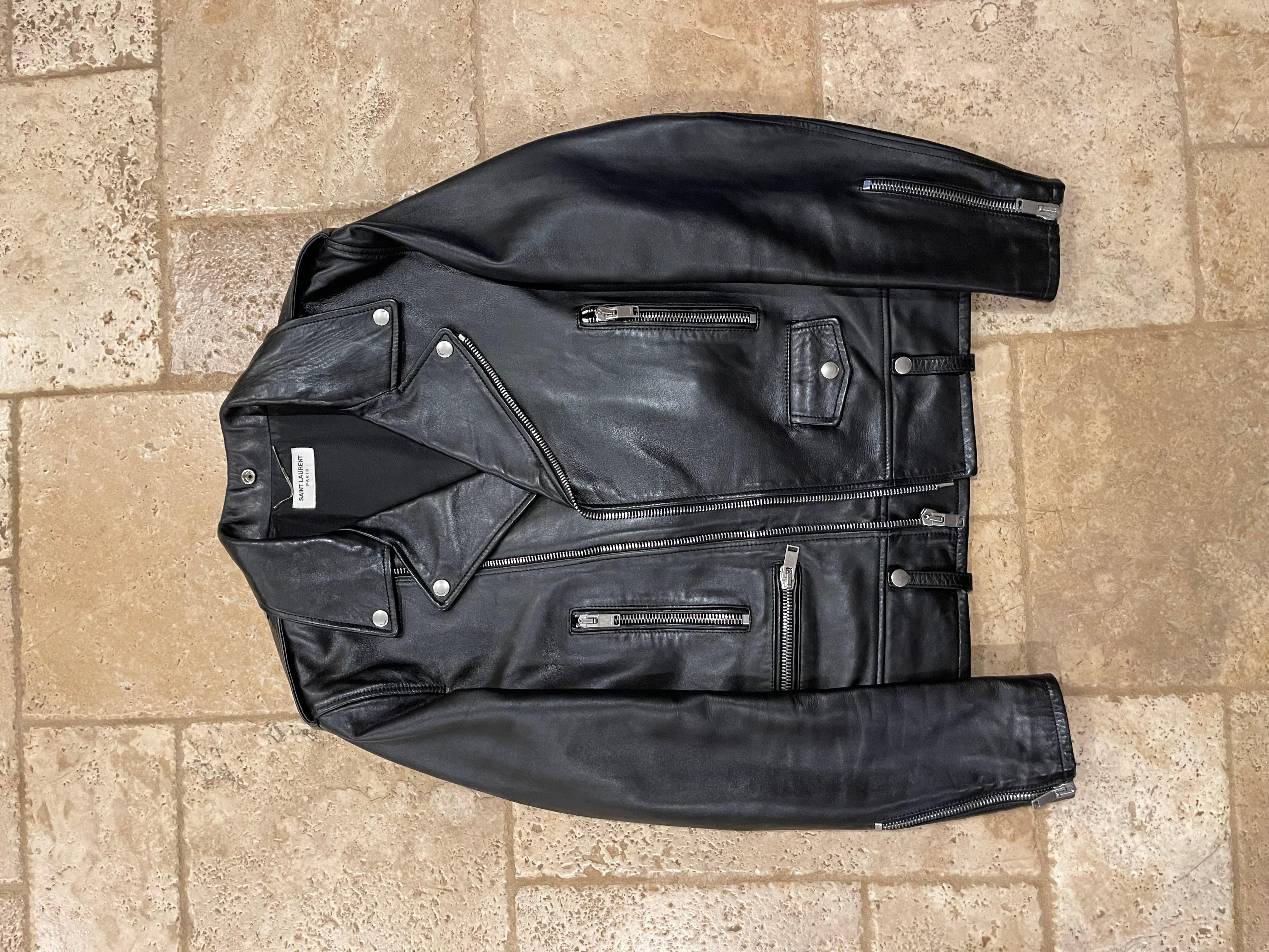 saint laurent l01 leather jacket