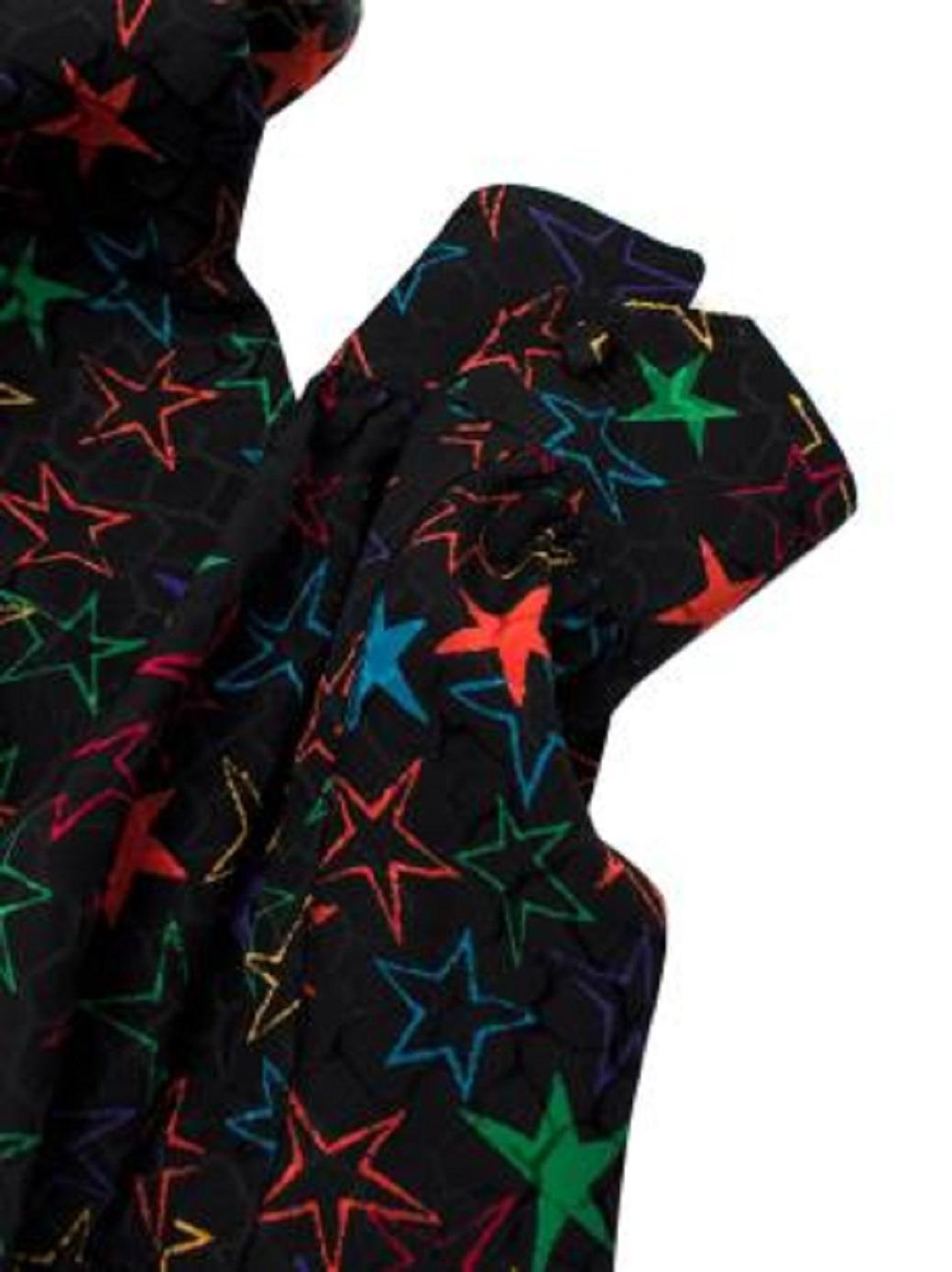 Saint Laurent Star Pattern Pleated Mini Shirt Dress For Sale 4