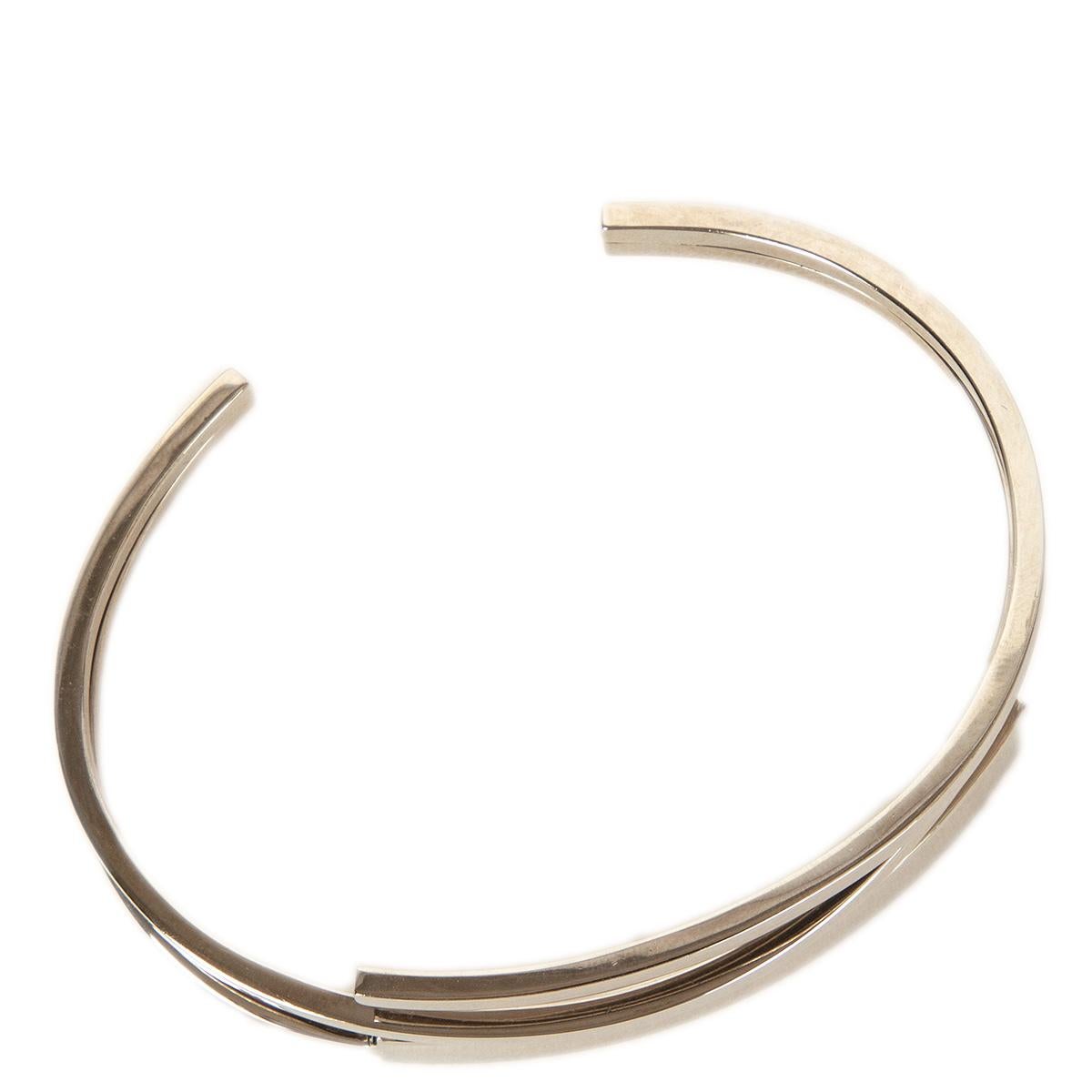 Women's SAINT LAURENT sterling silver Cuff Bracelet