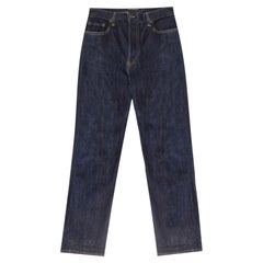 Saint Laurent Gekürzte Jeans mit geradem Bein