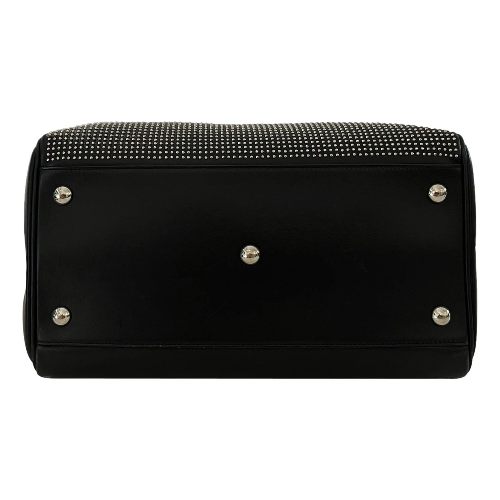 Saint Laurent Studded Leather Duffle Bag In Good Condition In London, GB