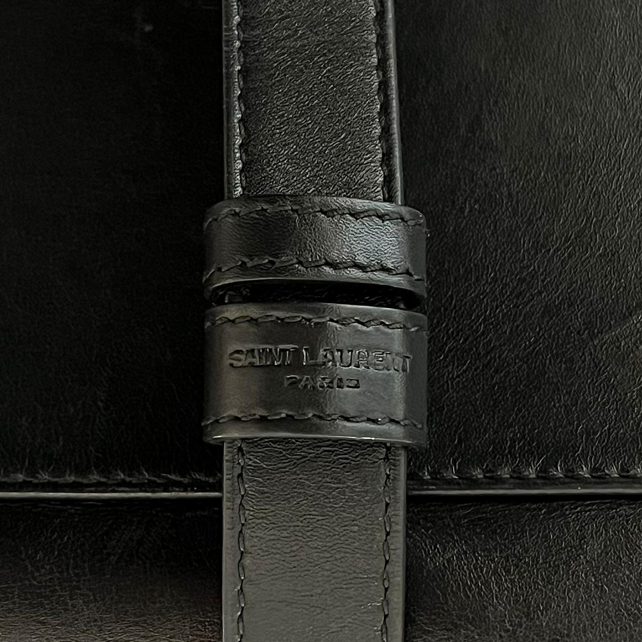 Saint Laurent Studded Leather Duffle Bag 2