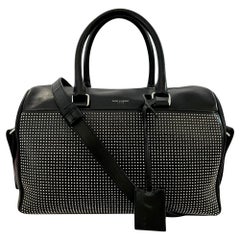 Saint Laurent Studded Leather Duffle Bag