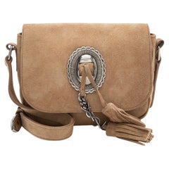 Saint Laurent Suede Kim Crossbody