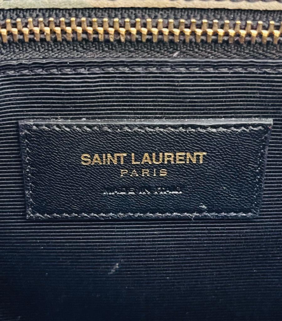 Saint Laurent Suede Universite Camouflage Bag For Sale 4