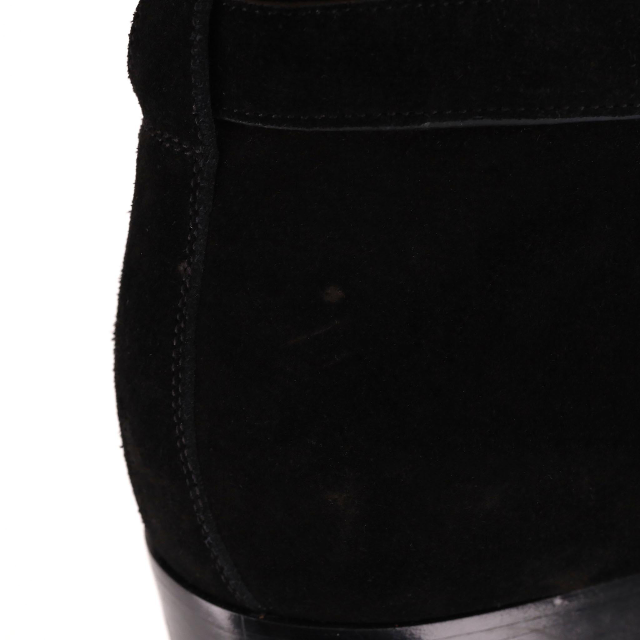 Botas Saint Laurent Wyatt de ante en venta 5