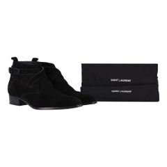 Saint Laurent Suede Wyatt Boots