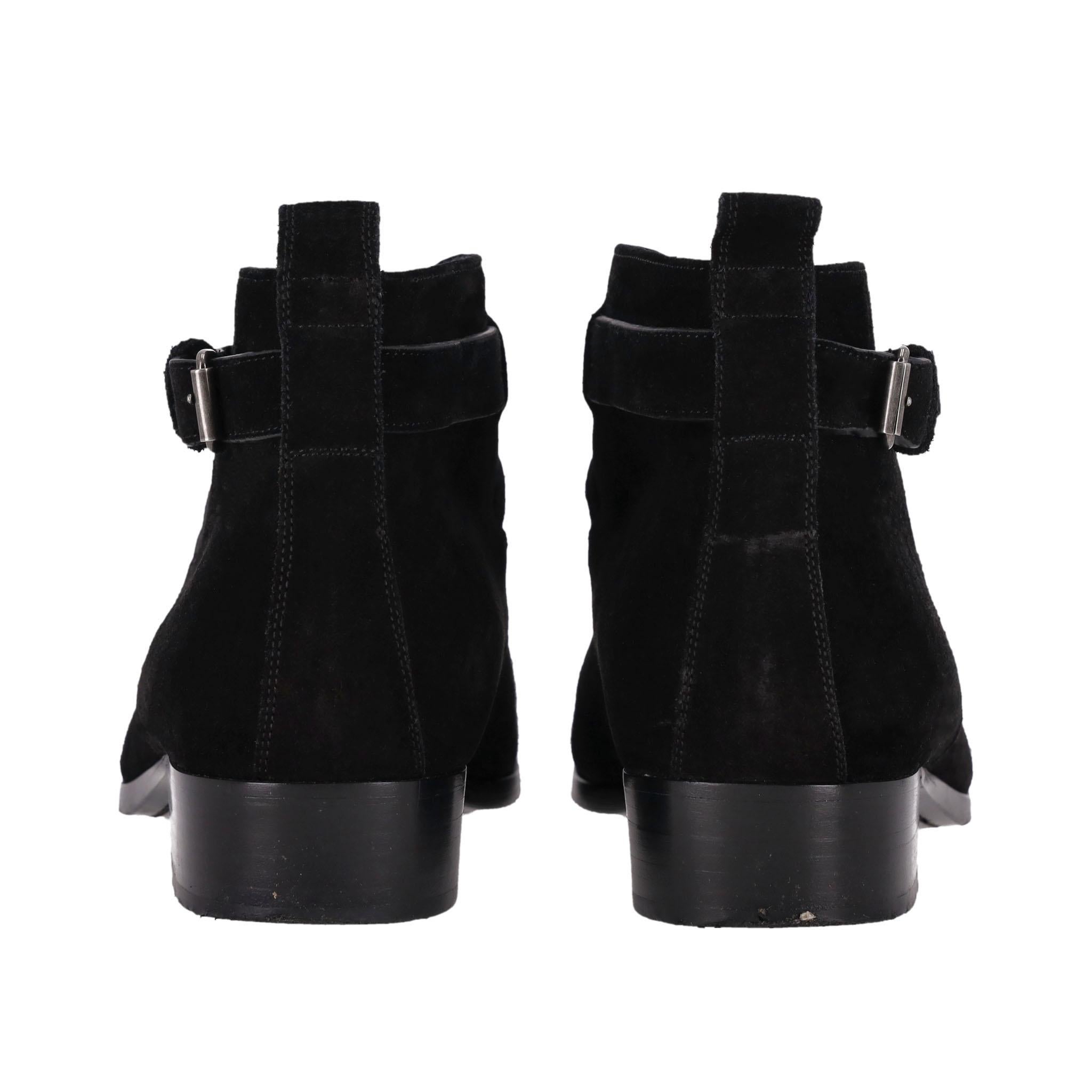 De los hombres Botas Saint Laurent Wyatt de ante en venta
