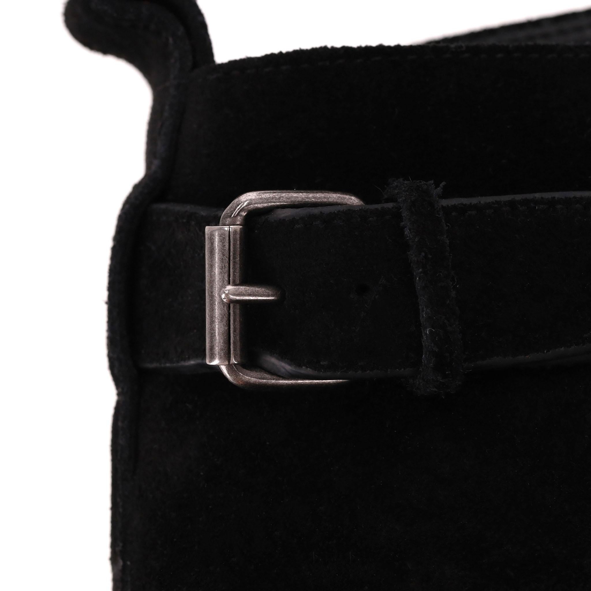 Botas Saint Laurent Wyatt de ante en venta 2