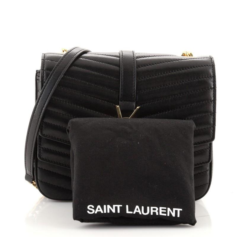 Saint Laurent Sulpice Flap Bag Matelasse Chevron Leather Small at