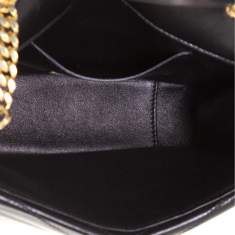 Saint Laurent Sulpice Flap Bag Matelasse Chevron Leder Klein 1