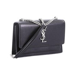 Saint Laurent Sunset Chain Wallet Leather