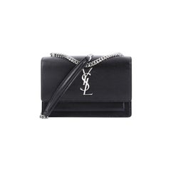 Saint Laurent Sunset Chain Wallet Leather