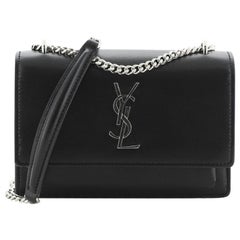 Saint Laurent Sunset Chain Wallet Leather