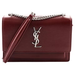 Saint Laurent Sunset Chain Wallet Leather