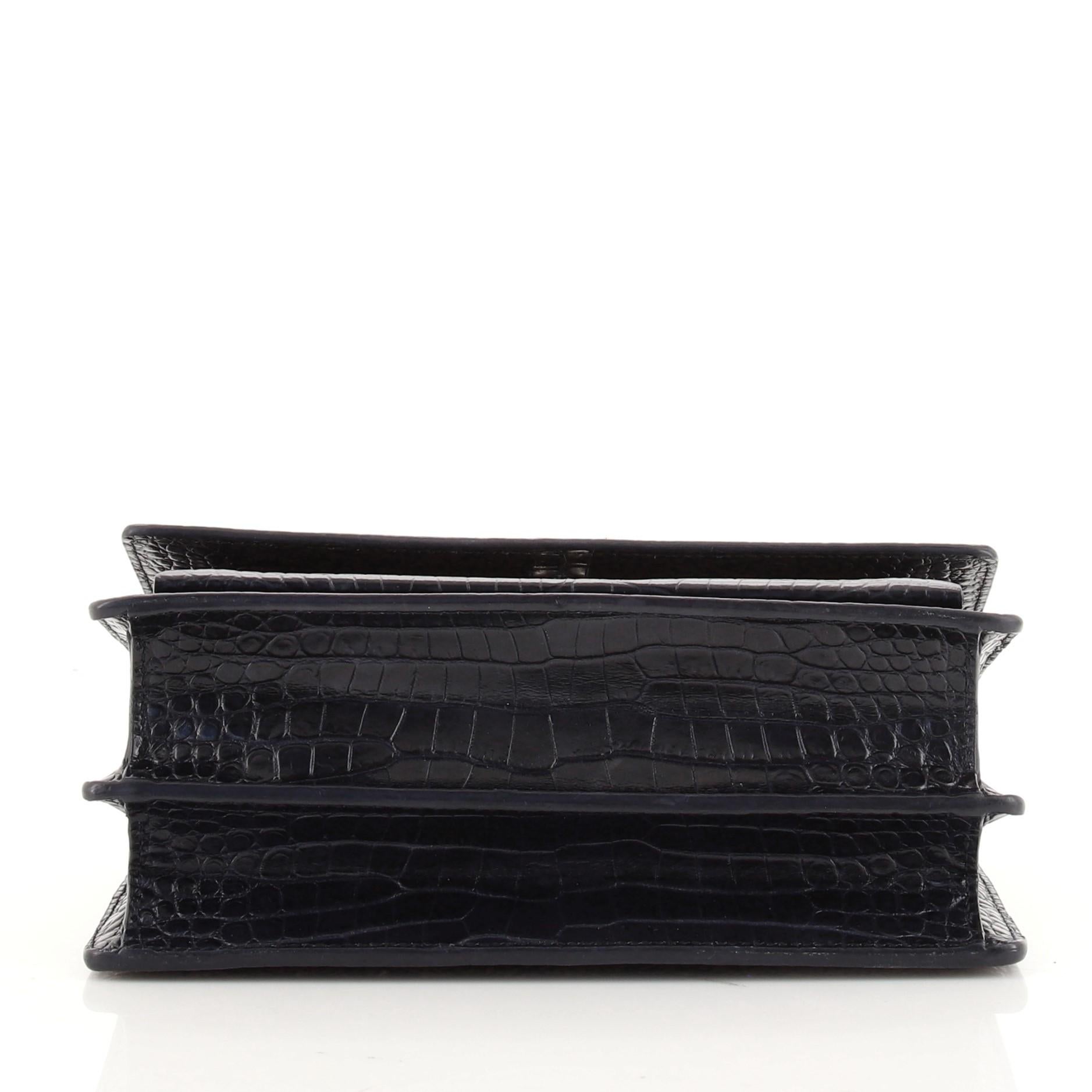 sac ysl sunset croco
