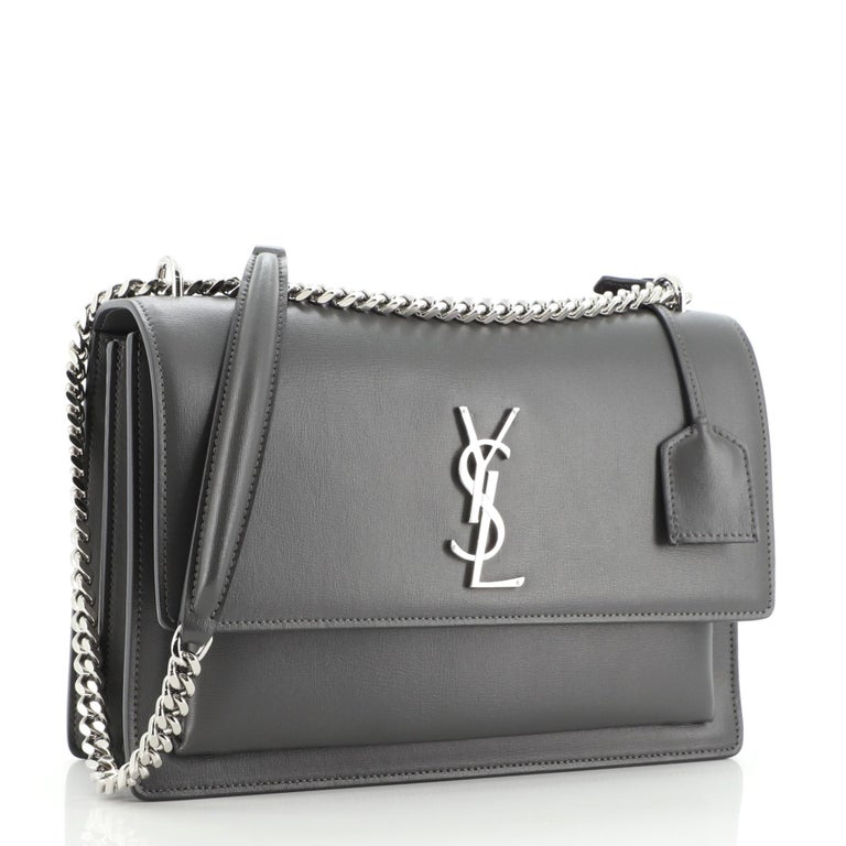 Saint Laurent Sunset Crossbody Bag Leather Large at 1stDibs