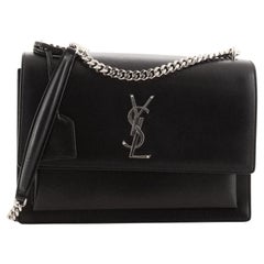 Saint Laurent - Sac à bandoulière en cuir Sunset - Large