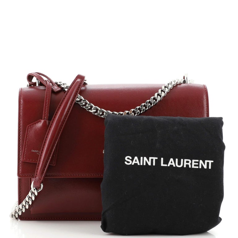 Saint Laurent Sunset Crossbody Bag Leather Medium For Sale at 1stDibs