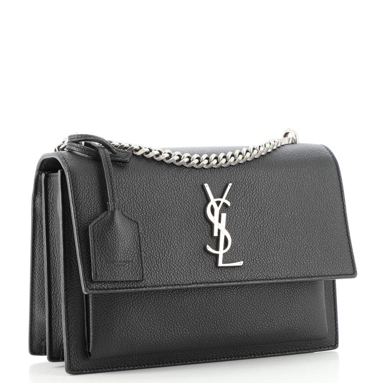 Saint Laurent Sunset Crossbody Bag Leather Medium For Sale at 1stDibs