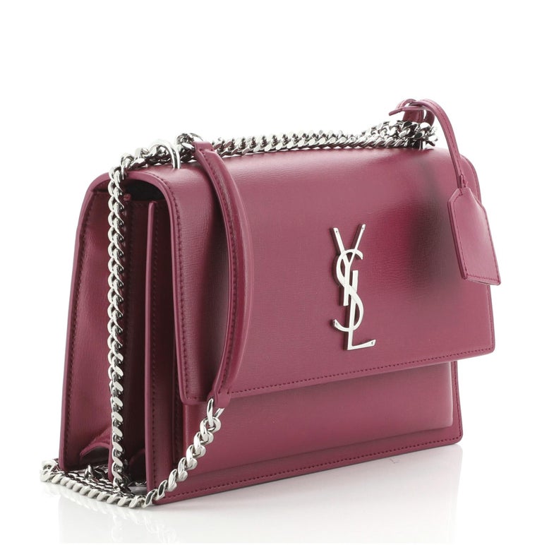 Saint Laurent Sunset Crossbody Bag Leather Medium at 1stDibs