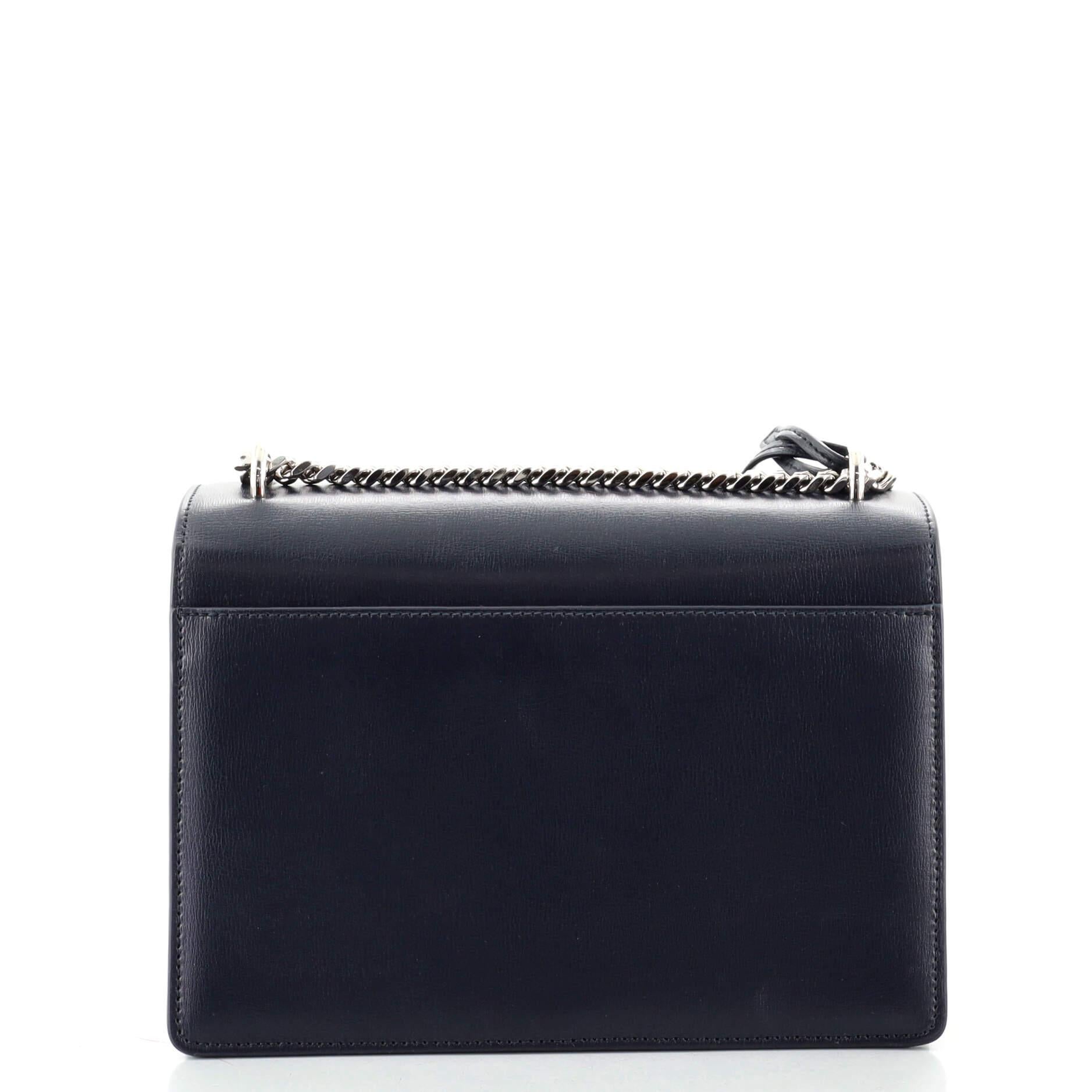 Saint Laurent Sunset Umhängetasche aus Leder Medium im Zustand „Gut“ in NY, NY