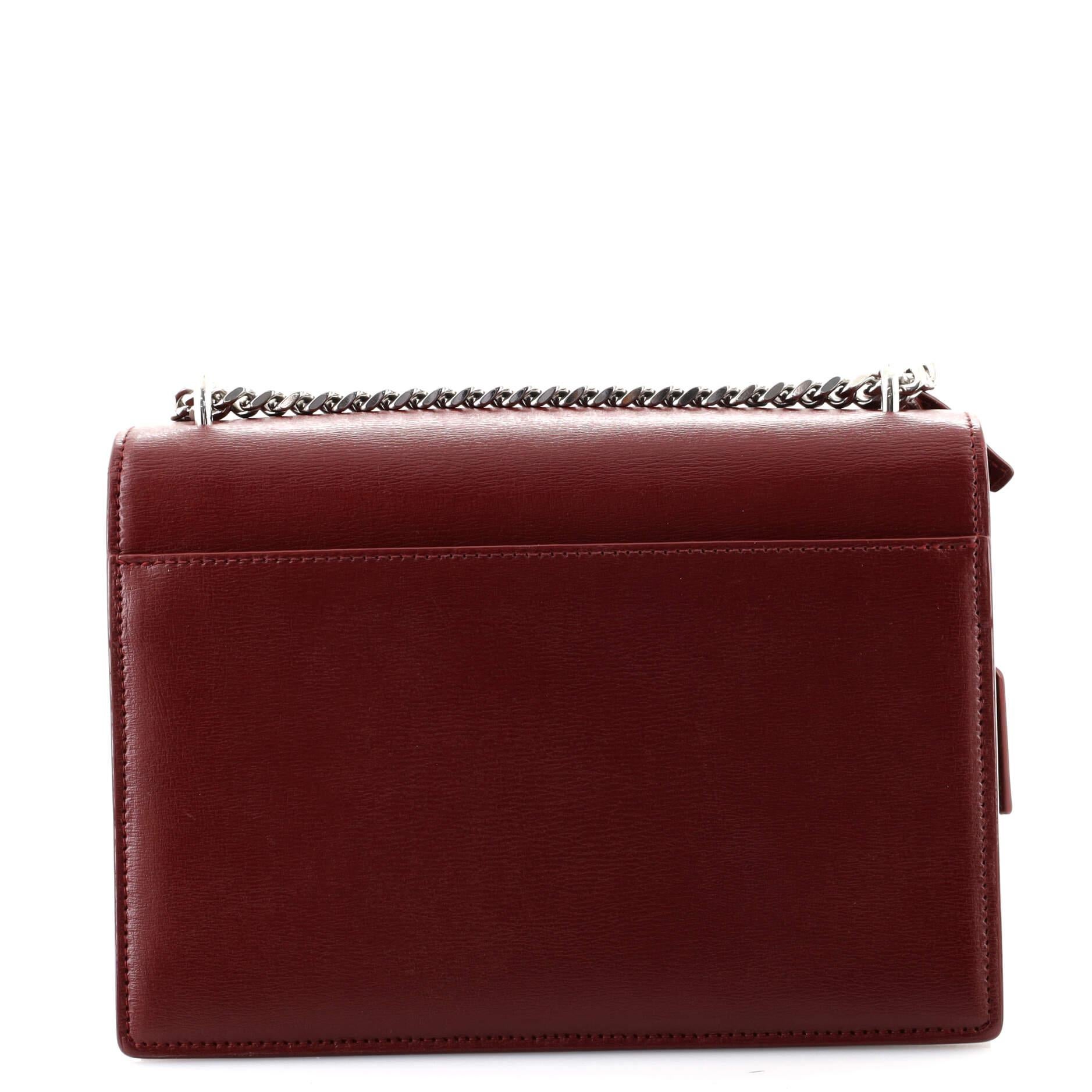 Saint Laurent Sunset Crossbody Bag Leather Medium In Good Condition In NY, NY