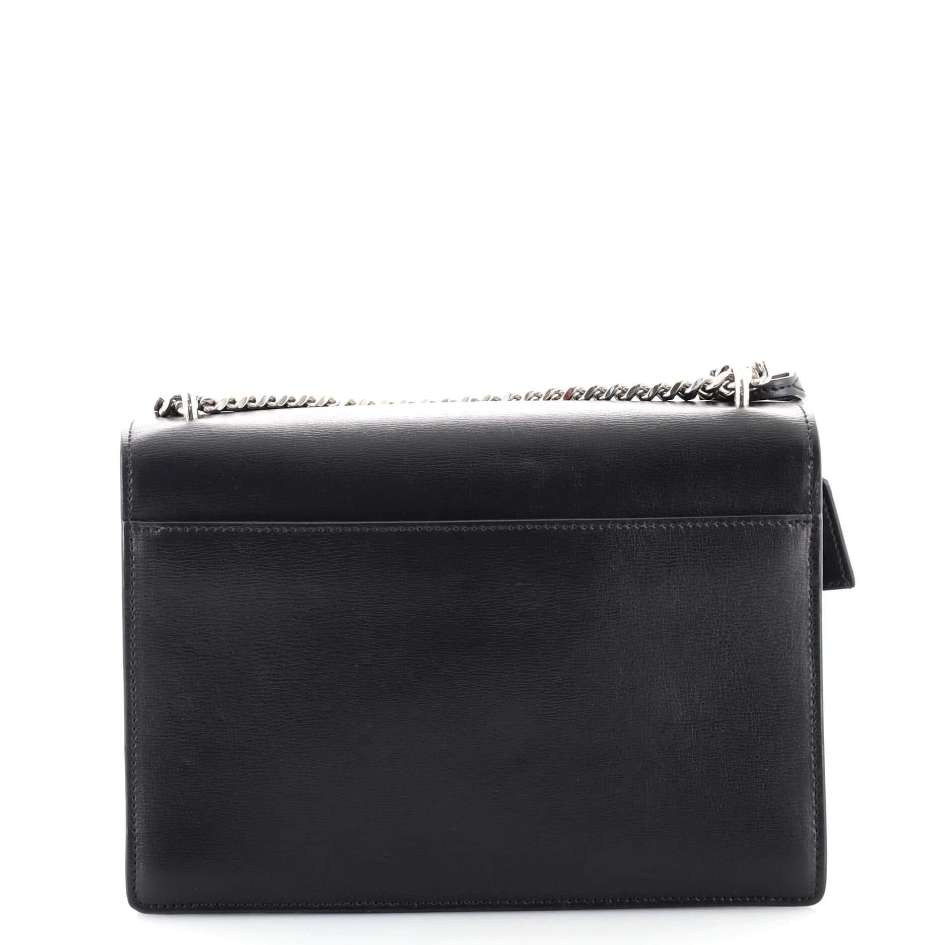 Saint Laurent Sunset Umhängetasche aus Leder Medium im Zustand „Gut“ in NY, NY