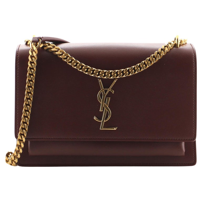 Saint Laurent Sunset Crossbody Bag Leather Medium at 1stDibs