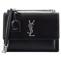 Saint Laurent Sunset Crossbody Bag Leather Medium