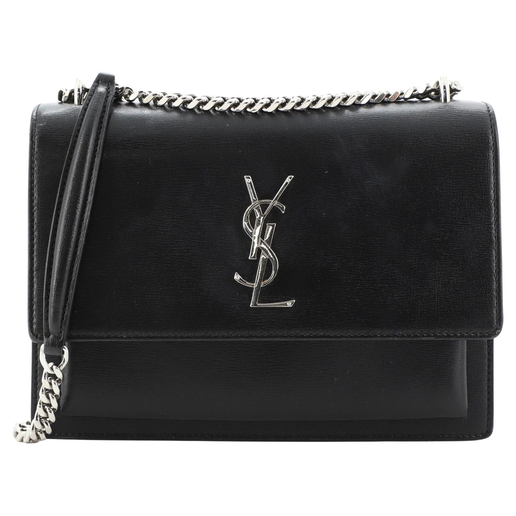 Saint Laurent Sunset Crossbody Bag Leather Medium at 1stDibs