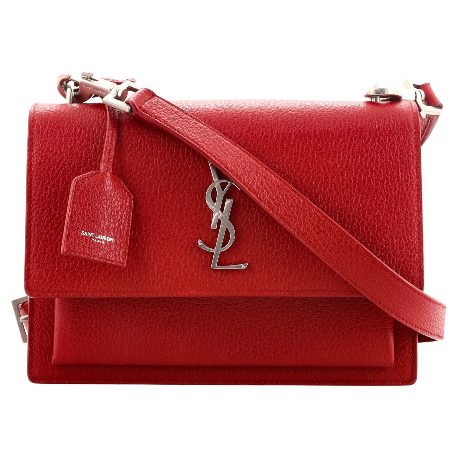 Saint Laurent Classic Monogram Tassel Crossbody Bag Leather Medium at