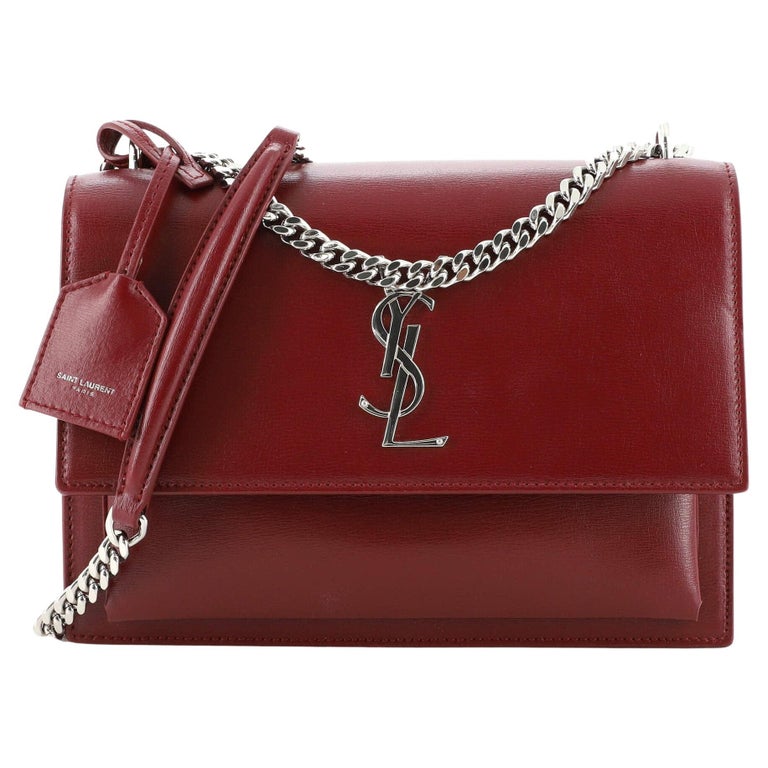 Saint Laurent Sunset Crossbody Bag Leather Medium For Sale at 1stDibs