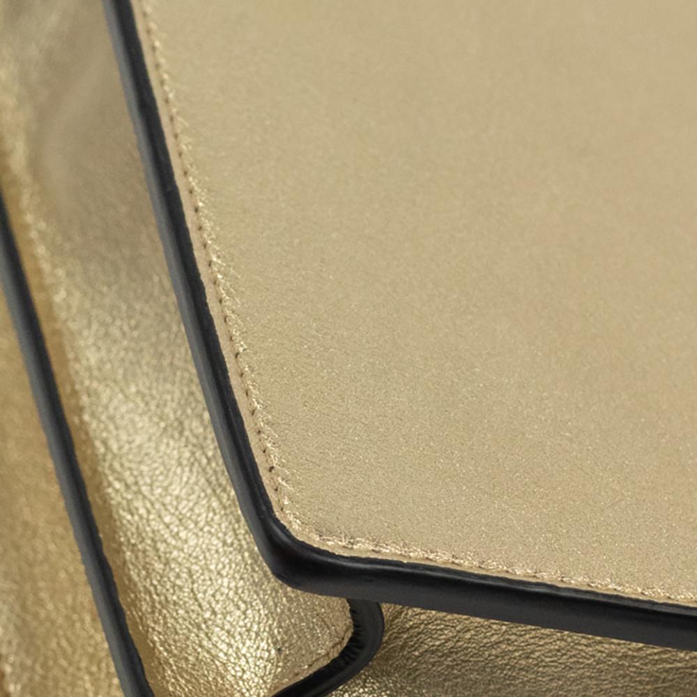 SAINT LAURENT, Sunset in gold leather 5