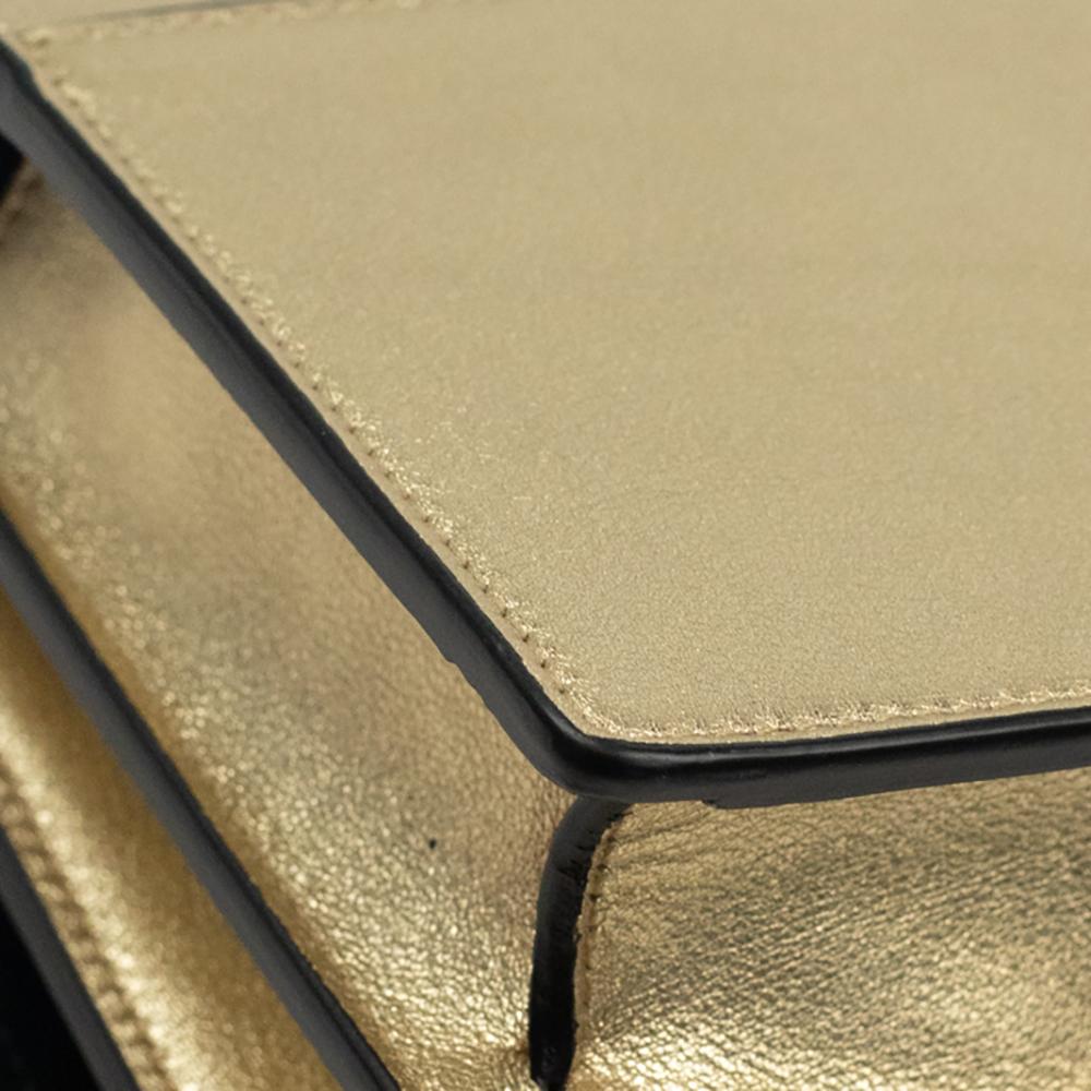 SAINT LAURENT, Sunset in gold leather 6