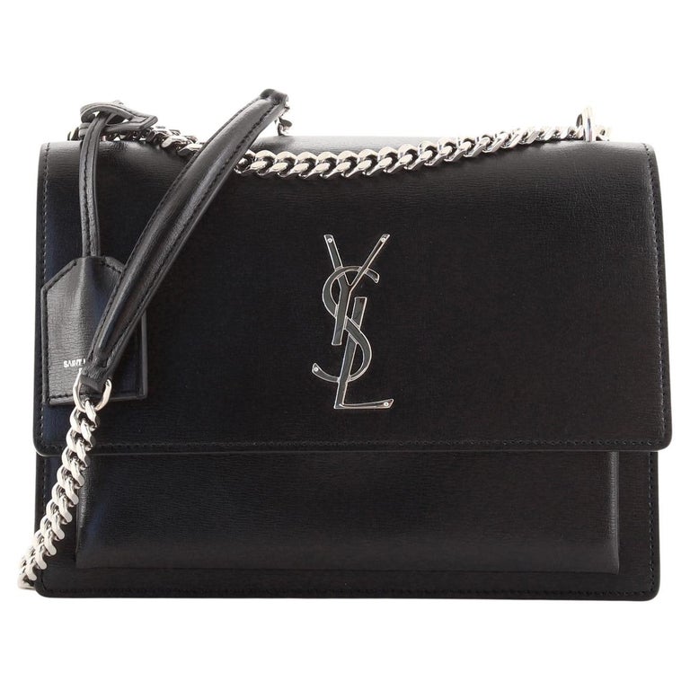 Saint Laurent Sunset Crossbody Bag Leather Small at 1stDibs