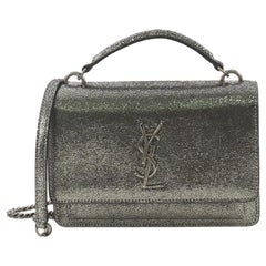 Saint Laurent Sunset Top Handle Chain Wallet Leather