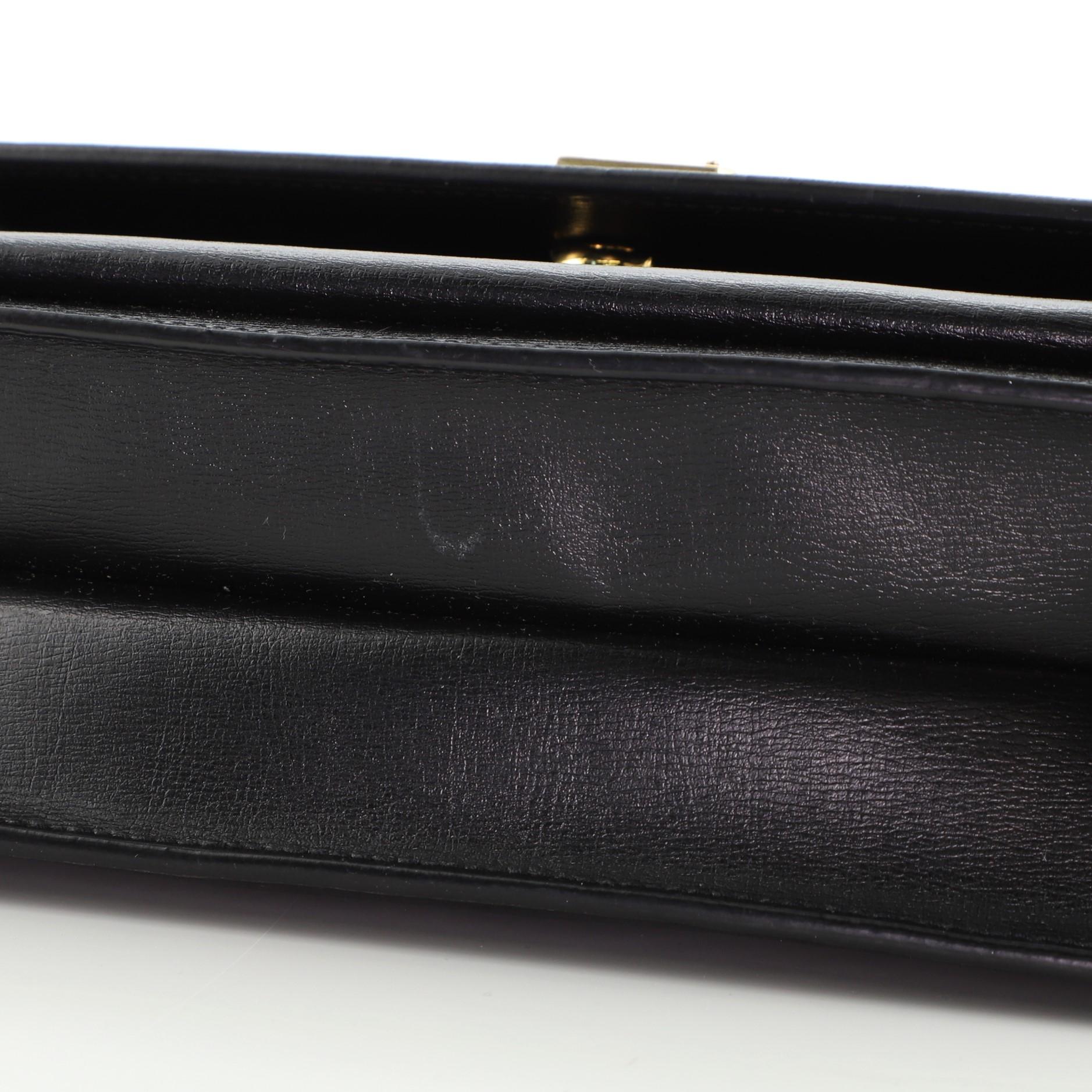 Saint Laurent Sunset Top Handle Shoulder Bag Leather Medium 1