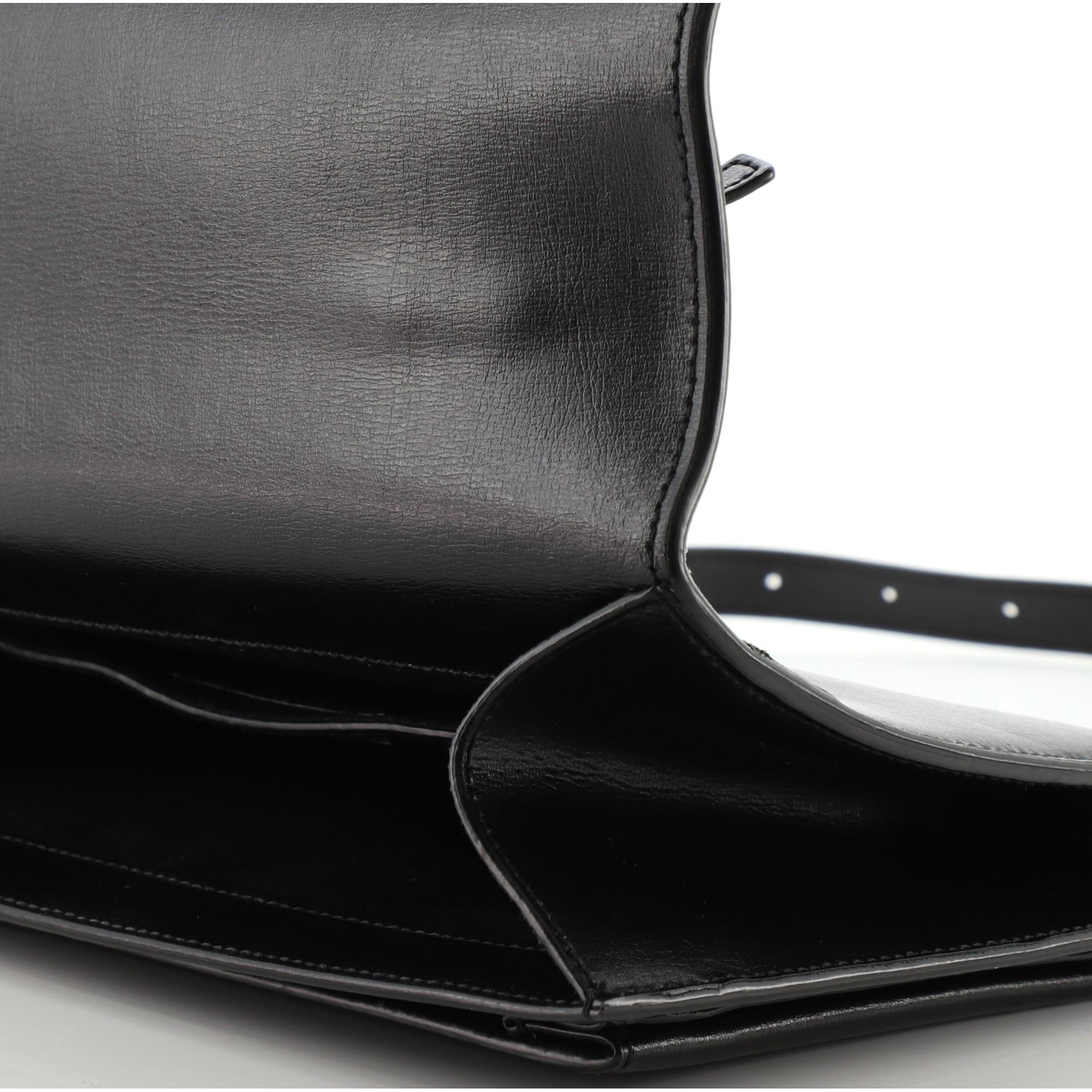 Saint Laurent Sunset Top Handle Shoulder Bag Leather Medium 2