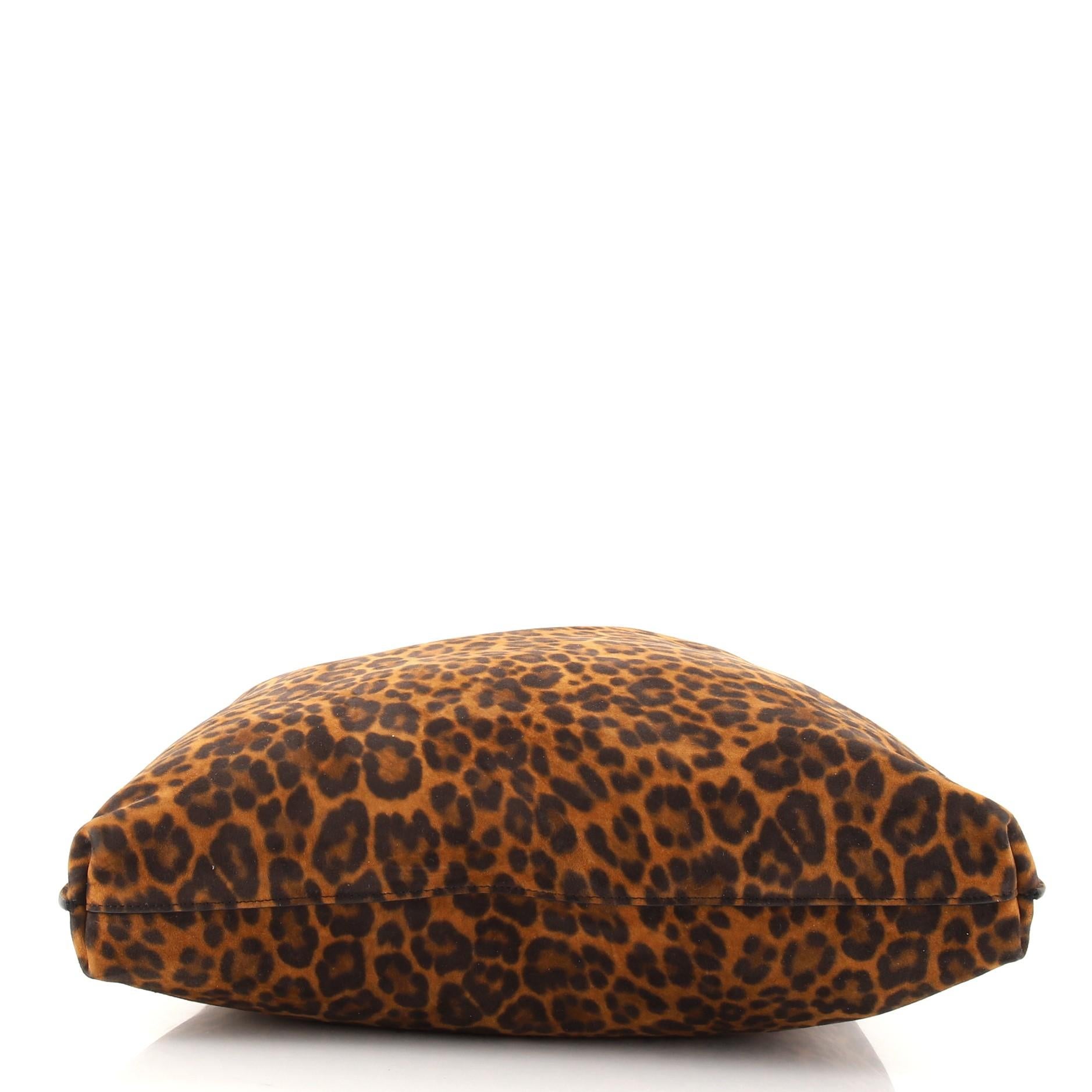 Women's or Men's Saint Laurent Suzanne Hobo Printed Suede Medium