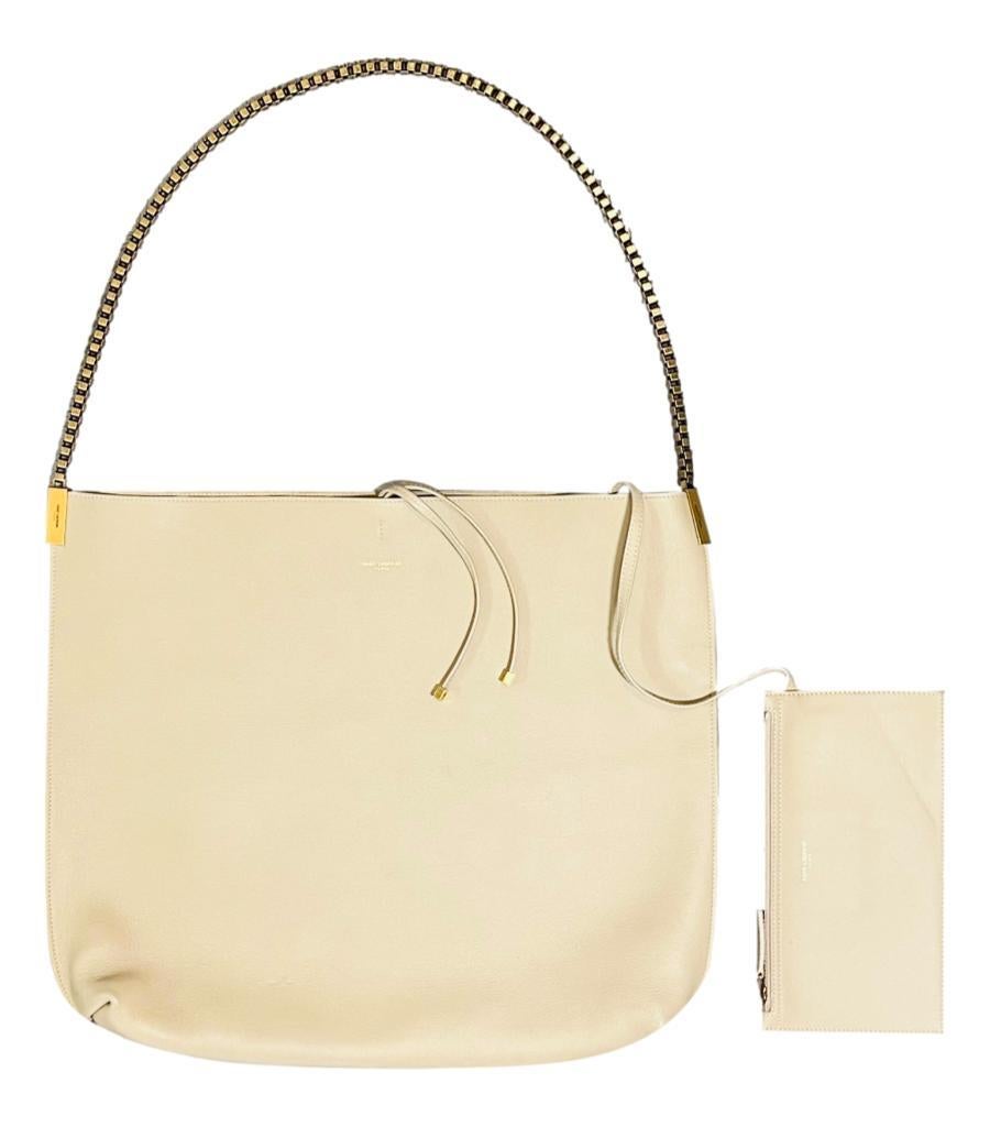 Saint Laurent Suzanne Leather Shoulder Bag For Sale 2