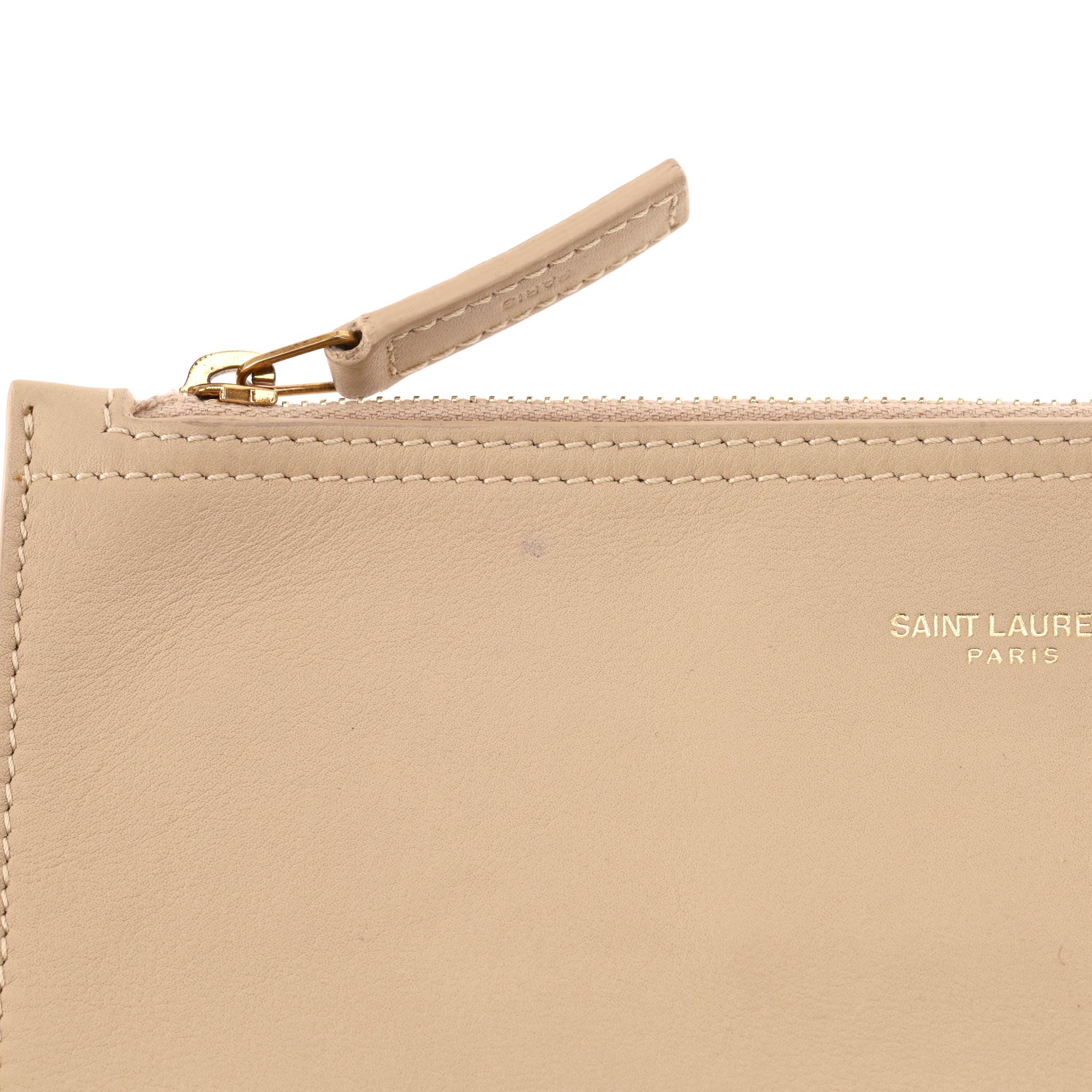 Saint Laurent Suzanne - Borsa a tracolla in pelle con custodia abbinata in vendita 7