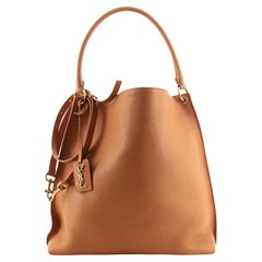Saint Laurent Tag Hobo Leather Medium